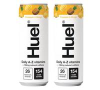 Daily A-Z Pineapple Mango Sparkling Multivitamin Energy Drink 330ml Pack of 2 Vegan Electrolytes Minerals Coffeine Compatible with Huel Nutrition Bar with Welari Thank You Card | (2pack) (660ml)