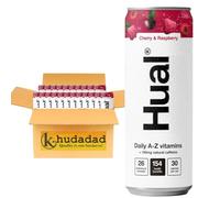 Daily A-Z Vitamins Energy Drink 12 x 330ml Cans | Pick Any Flavour | Blue Raspberry, Cherry & Raspberry, Pineapple & Mango, Watermelon | Low-Calorie, Energy Drink (Cherry & Raspberry)