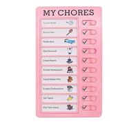 Daily Affairs Checklist Wall Mount Memo Boards Portable Adjustable Checklist Board for Home Elder Care Memo Checklist Board