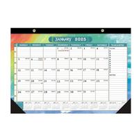 Daily Affirmation Calendar, Inspirational Standing Desk Calendar 2024-2025 | Desk Calendar 2024-2025 - Monthly 18 Month Academic Planner 2024-2025, Standing Desktop Calendar, Tear Off Calendar,