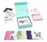 Daily Affirmation Cards,Positive Affirmations Cards - Stress Relief Items for Meditation | Rapid Increase in Mental, Emotional and Spiritual Energy for Women and Men