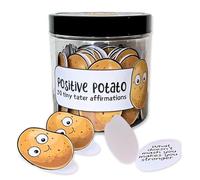 Daily Affirmation Potato Card Jar, Positive Emotional Support Gift