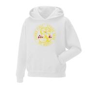 Daily Apparel Cobra Kai Hoodie - Fighting Karate TV Show 80's Film STRIKE FIRST - STRIKE HARD Unisex Hoodie hooded top- Best Gift Present For Birthday Christmas Uk Men/Women/Kids White