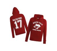 Daily Apparel Inspired The Vampire Hoodies - Mystic Falls Salvatore 17 |Uk Men's Unisex Quality Printed Hooded Top | Vampire Diaries Hooded Jumper for UK Men/Women/Kids