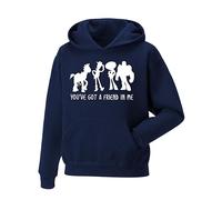 Daily Apparel International Friendship Day Hoodie | You’ve Got a Friend in Me Team Pullover Hoodie | Matching Friendship Outfit | Unisex Casual Hooded Sweatshirt Gift for Men, Women & Teens Navy