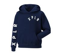 Daily Apparel Sam and Colby XPLR Merch Hoodie Long Sleeve Sweatshirt Casual Pullover Hoodies Unisex Tops for Uk Mens/Women/Kids Hip Hop Casual Streetwear for Fans Navy