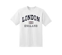 Daily Apparel UK Flag London England Men's T-Shirt, Quality Printed UK Flag tee, Short Sleeve London England T-Shirt for Men/Women/Kids White