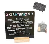 Daily Bibles Verse Cards, Bible Scripture Cards Drawn for 52 Weeks A Year, with Wooden Supports, Providing Spiritual Encouragement and A Positive Mindset