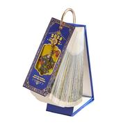 Daily Calendar 2026 - Cardboard 18.8cm | Table Tarot Calendar with Art Design, Organization Tool | Planning Tracker for Students, Kids, Adults Teachers at
