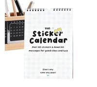 Daily Calendar - Motivational Monthly Planner, 2026 Positive Messages Organizer, Planning Tool for Family, Students, Adults, Coworkers, Time Management System for Home, Office, Study Desk
