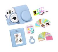 Daily Camera Carry Bundle for Model 13, Blue | Clear Shell Crossbody Case Album Lens Frame Decor Storage Display Package