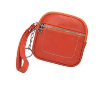 Daily Carry Coin Purse Wallet, Small Zip Card Pouch in Pebbled PU Leather for Cards, and Everyday Errands Small Card Wallet Compact Coin Pouch Zip Holder Daily Carry Organizer Essentials Pu, A, Mass