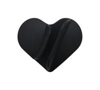 Daily Carry Lip Balm Holder, Heart Silicone Pocket, Adhesive Phone Mount, Compact Storage Aid Serving Makeup Moments Adhesive Phone Back Lipstick Holder Heart Silicone Lip Balm Pocket Stick on Gloss