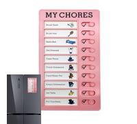 Daily Chore Chart for Kids Replacement Cardboard Reusable Chore Chart