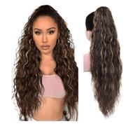 Daily Claw Clip Ponytail Extensions, Multi Layered Fluffy Thick Wavy Jaw in Fake Pony Tails Hairpieces(10H26)