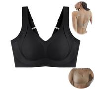 Daily Comfort Wireless Shaper Bra,Posture Correction Bras for Women,Seamless push-up support bra (A,XXL)
