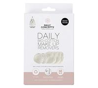 Daily Concepts Bio Cotton Makeup Remover Kit: 2 Eye Pads, 3 Facial Pads with Laundry Bag - Eco-friendly Alternative to Makeup Wipes, Suitable for All Skin Types