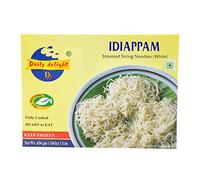 Daily Delight Idiappam White | Healthy Breakfast | Indian Origin | Frozen Food |Indian Recipe|Instant Idiappam White |454 gm