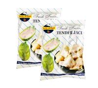 Daily Delight Tender Jackfruit 400g Young Raw Kathal Pieces, Ready to Cook Tropical Vegetable No Artificial Preservatives Product from India Pack of 2