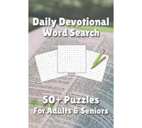 Daily Devotional Word Search Puzzle Book: Word Searches with Easy to Read Print about the Bible, Jesus, Discipleship, and More | 6x9 inches, 110 pages ... Gift for Vacations, Holidays and Free Times
