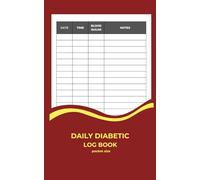 daily diabetic log book poket size: Blood Sugar Log Book | Daily Diabetic Glucose Tracker Journal Book | Blood Sugar, Diabetes, Monitoring Diary