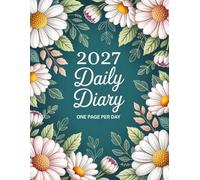 Daily diary One Page Per Day: A fully dated and lined journal with 365 pages to organize your year from January to December