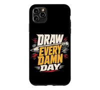 Daily Drawing Draw Every Day Sketchbook Practice Case for iPhone 11 Pro Max