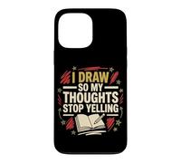 Daily Drawing Draw Every Day Sketchbook Practice Case for iPhone 13 Pro Max