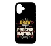 Daily Drawing Draw Every Day Sketchbook Practice Case for iPhone 16