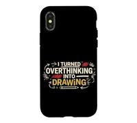 Daily Drawing Draw Every Day Sketchbook Practice Case for iPhone X/XS