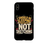 Daily Drawing Draw Every Day Sketchbook Practice Case for iPhone XS Max