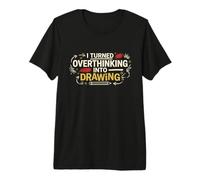 Daily Drawing Draw Every Day Sketchbook Practice Premium T-Shirt