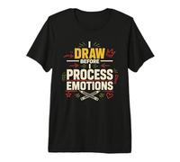 Daily Drawing Draw Every Day Sketchbook Practice Premium T-Shirt