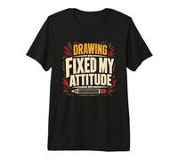 Daily Drawing Draw Every Day Sketchbook Practice Premium T-Shirt