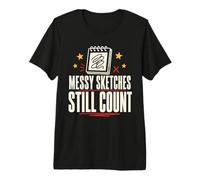 Daily Drawing Draw Every Day Sketchbook Practice Premium T-Shirt