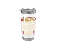 Daily Drawing Draw Every Day Sketchbook Practice Stainless Steel Insulated Tumbler