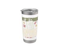 Daily Drawing Draw Every Day Sketchbook Practice Stainless Steel Insulated Tumbler