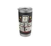 Daily Drawing Draw Every Day Sketchbook Practice Stainless Steel Insulated Tumbler
