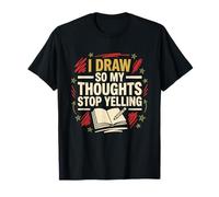 Daily Drawing Draw Every Day Sketchbook Practice T-Shirt