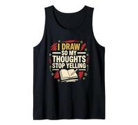 Daily Drawing Draw Every Day Sketchbook Practice Tank Top