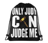 Daily Drawstring Bag Only Judy Can Judge Me Gym Backpack Lightweight Swim Bags For Kids Activities Men 36X42Cm