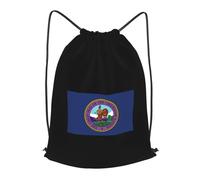 Daily Drawstring Gym Bag Flag of The Chickasaw Nation, Personalised Trainer Bags, Comfortable Cinch Sack, for Teenager Children 36X42cm