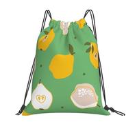 Daily Drawstring Gym Bag Pears s Leaves Swim Bags Premium Sport Gym Sack for Teenager Travel Men 36X42cm