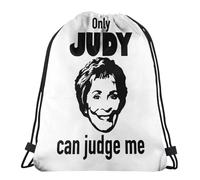 Daily Drawstring Swimming Bag Only Judy Can Judge Me Trainer Bags Unisex Swim Bags For Kids Activities Adults 36X42Cm