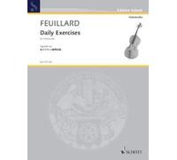 Daily Exercises cello (intermediate - advanced) Feuillard Japanese Front Cover S