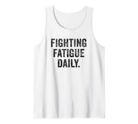 Daily Fatigue Battle Thyroid Chronic Illness Thyroid Warrior Tank Top