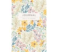 Daily Floral Journal: Watercolor Flower Notebook for Daily Writing, Reflection, Goal Setting & Note-Taking