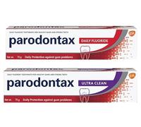Daily Fluoride Toothpaste for Daily Protection Against Gum Problems, 75 g & Parodontax Ultra Clean Toothpaste for Daily Protection Against Gum Problems, 75g
