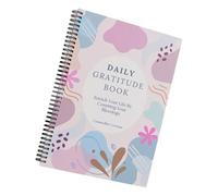 Daily Gratitude Journal Light Weight Portable Planner Notebook for Daily Reflection and Goal Tracking 14x21cm Journal Planner