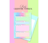 Daily Gratitude Journal - Soft and Flat Colors Cover: 180 Colored Pages, 6x9 Inches, Elegant Notebook for Journaling and Daily Writing
